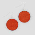 Orange Dot Rosie Earrings - Sylca Designs - Chunky Jewelry