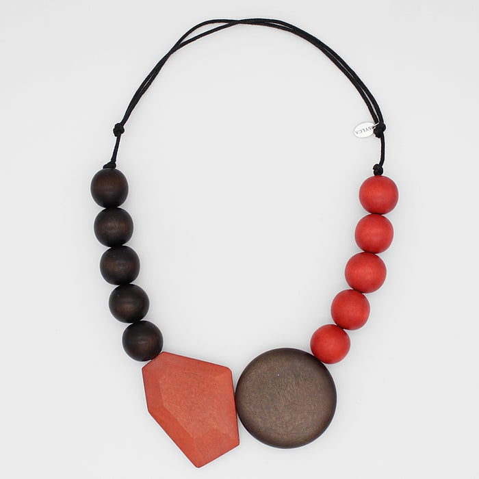 Orange Earthbound Necklace - Sylca Designs - Chunky Jewelry