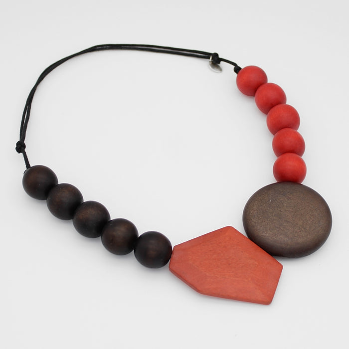 Orange Earthbound Necklace - Sylca Designs - Chunky Jewelry
