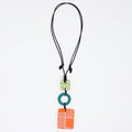 Orange Geovibe Pendant Necklace
