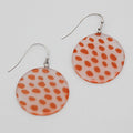 Orange Maureen Earrings - Sylca Designs - Chunky Jewelry