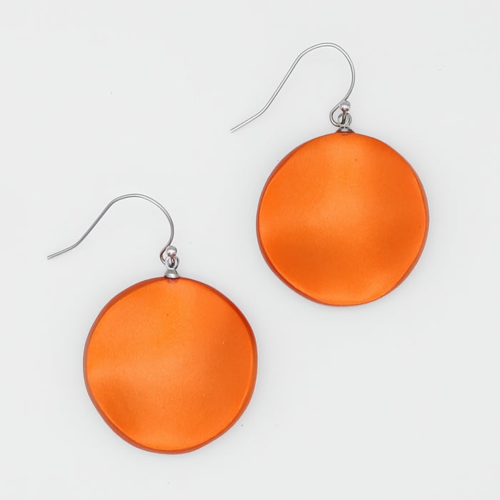 Orange Opaline Drift Earring - Sylca Designs - Chunky Jewelry