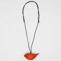 Orange Robin Pendant Necklace - Sylca Designs - Chunky Jewelry