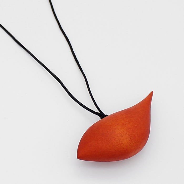 Orange Robin Pendant Necklace - Sylca Designs - Chunky Jewelry