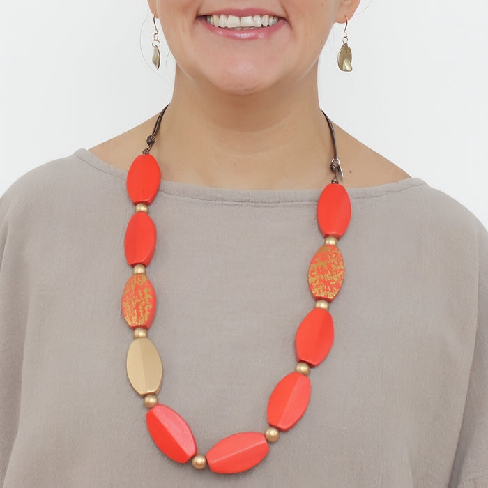 Orange Sloane Inspiro Necklace
