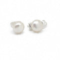white pearl clip-ons