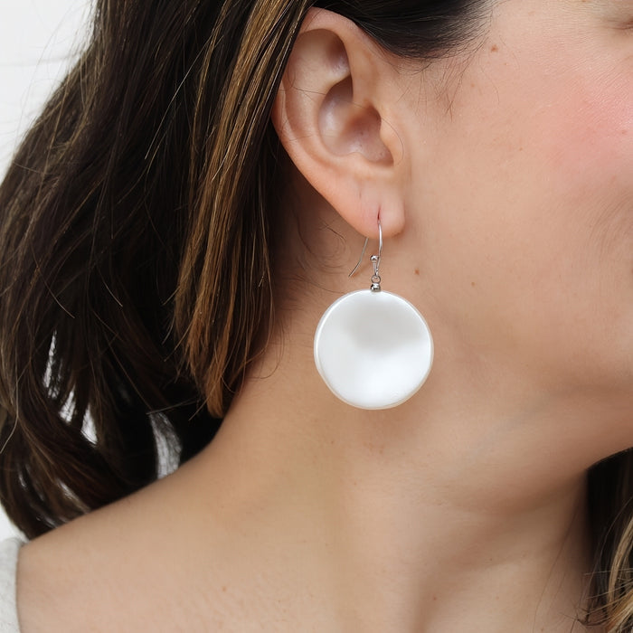 Pearl Opaline Drift Earring - Sylca Designs - Chunky Jewelry