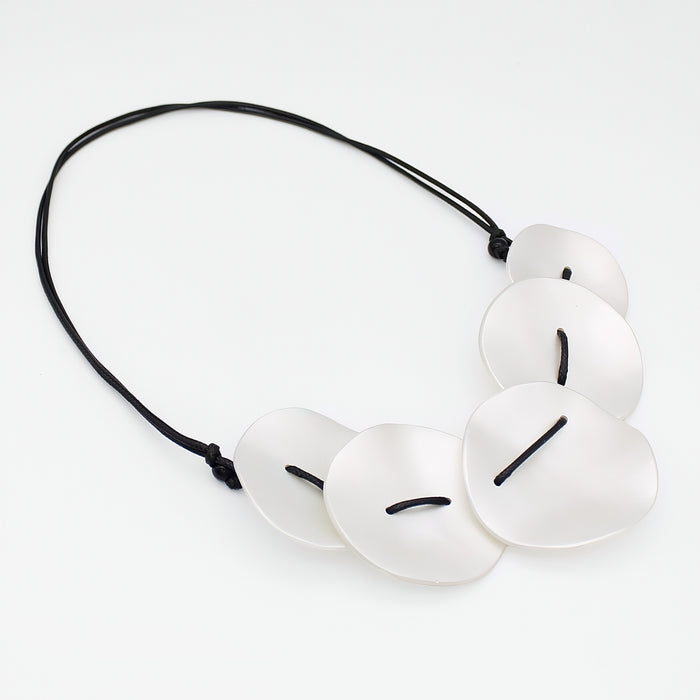 Pearl Opaline Drift Necklace - Sylca Designs - Chunky Jewelry