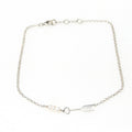 silver arrow anklet