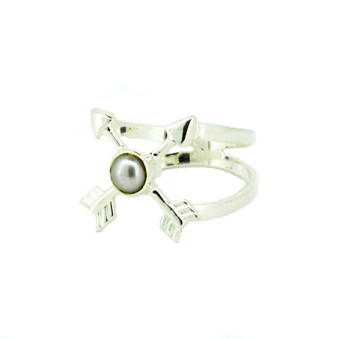 Pearl Tide Arrow Ring