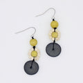 Petite Daisy Chartreuse Earrings - Sylca Designs - Chunky Jewelry