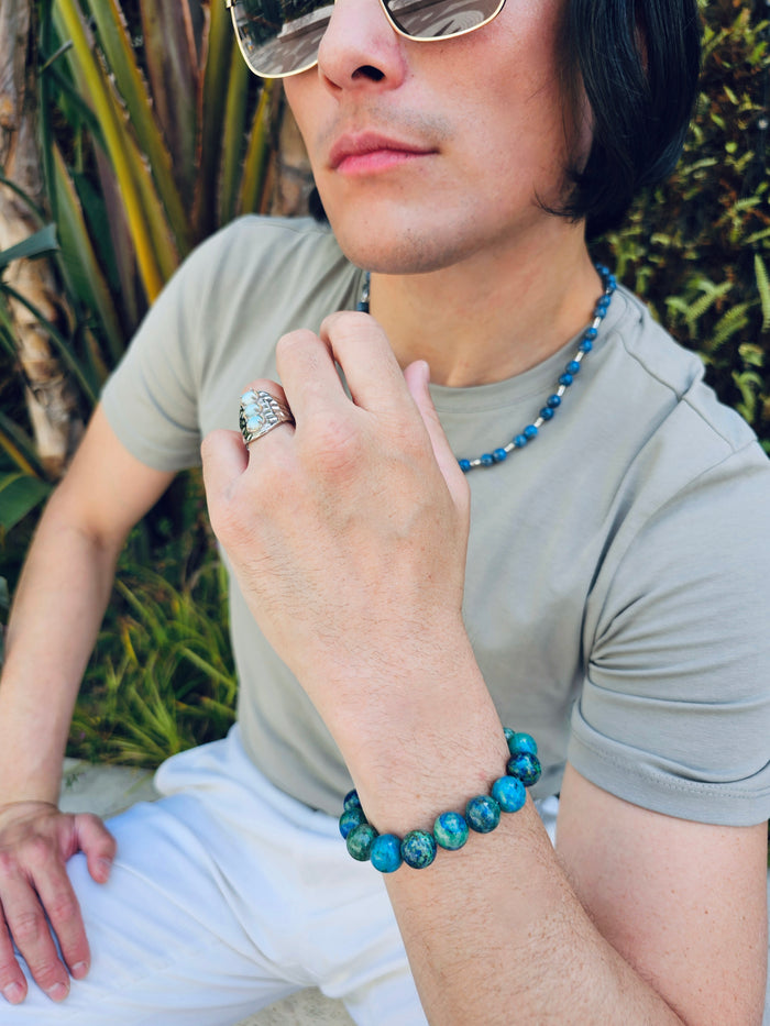 Phoenix Lapis Men's Bracelet MEB20