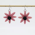 Pink Amaya Flower Earrings - Sylca Designs - Chunky Jewelry