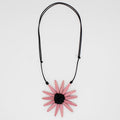 Pink Amaya Flower Statement Necklace - Sylca Designs - Chunky Jewelry