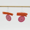 Pink Billie Dangle Earring - Sylca Designs - Chunky Jewelry
