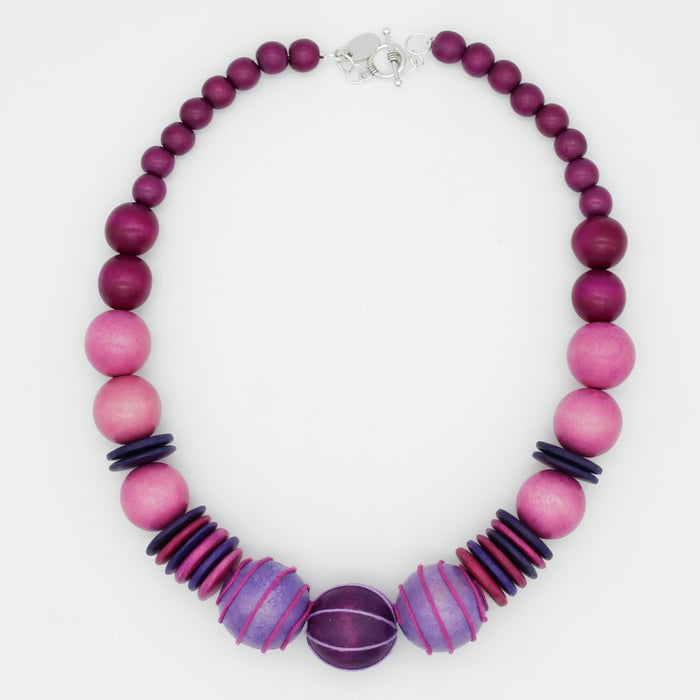Pink Elowen Bead Necklace