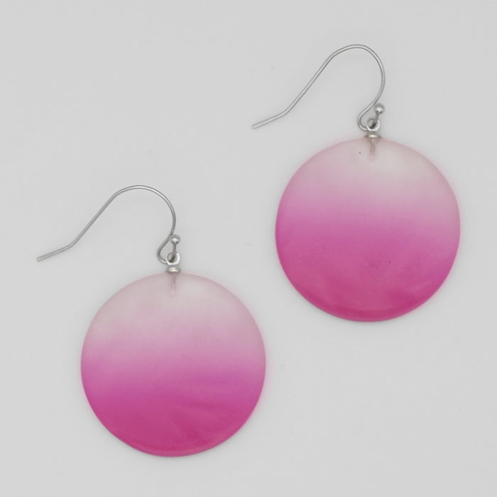 Pink Fantasy Ombre Earrings - Sylca Designs - Chunky Jewelry