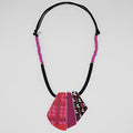 Pink Gypsy Pendant Necklace - Sylca Designs - Chunky Jewelry