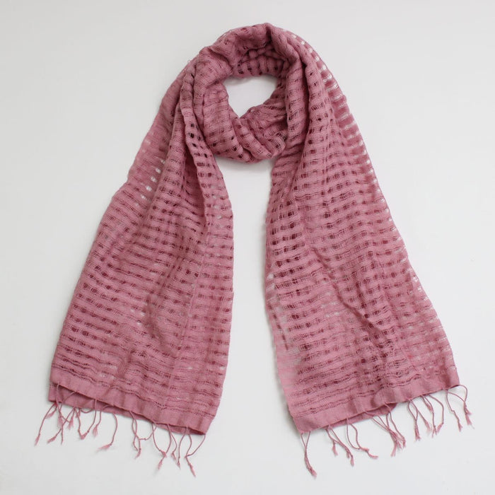 Pink Mariah Scarf - Sylca Designs - Chunky Jewelry