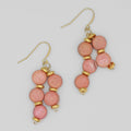 Pink Nicole Dangle Earring - Sylca Designs - Chunky Jewelry