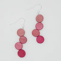 Pink Ombre Eva Dangle Earrings - Sylca Designs - Chunky Jewelry