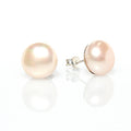 pink pearl studs