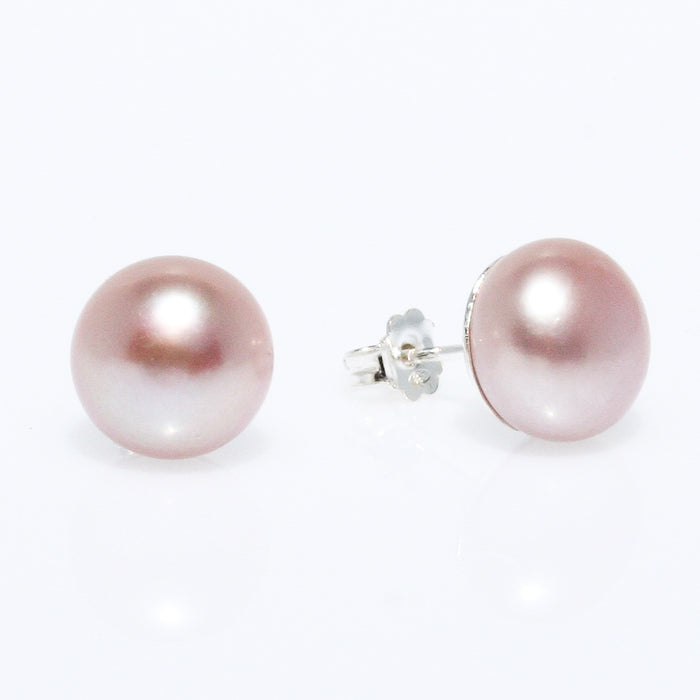 pink pearl studs
