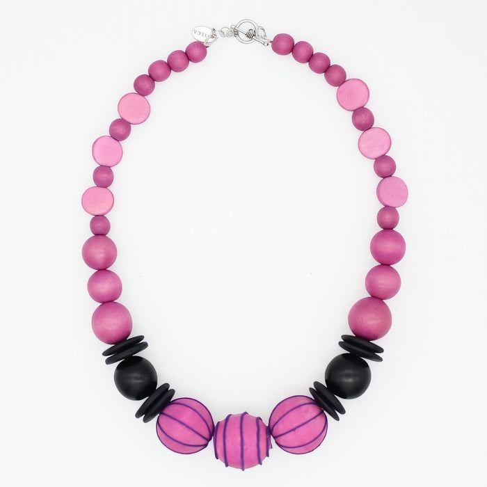 Pink Pulse Statement Necklace