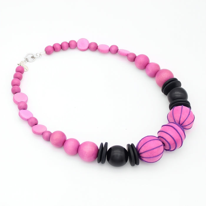 Pink Pulse Statement Necklace