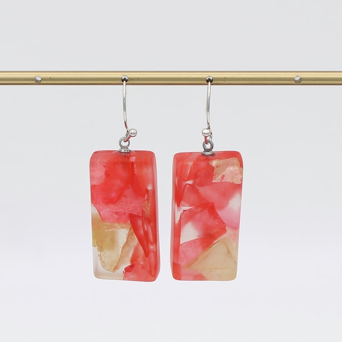 Pink Vega Earrings - Sylca Designs - Chunky Jewelry