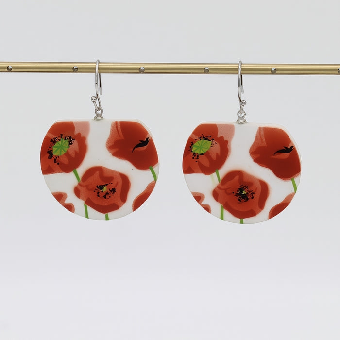 Poppies Palma Earrings - Sylca Designs - Chunky Jewelry