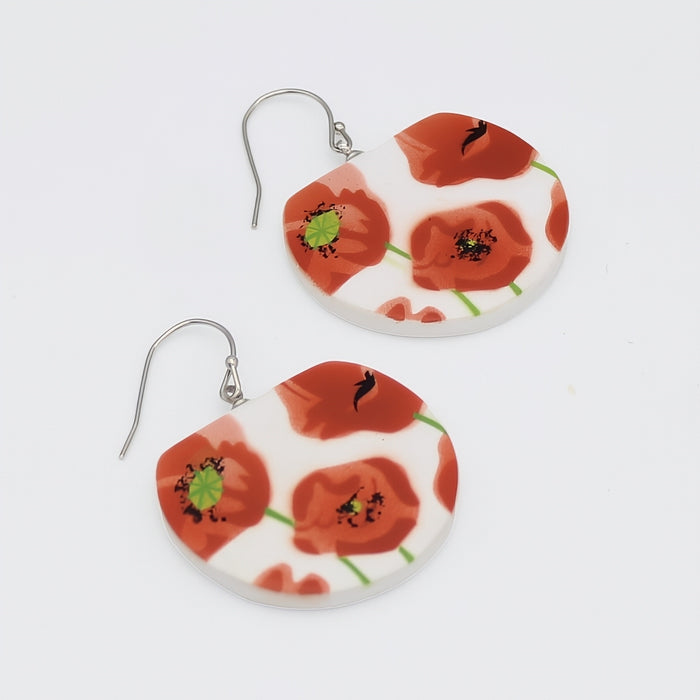 Poppies Palma Earrings - Sylca Designs - Chunky Jewelry