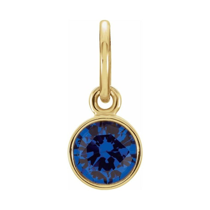 Posh Mommy® Imitation Birthstone Charm/Pendant