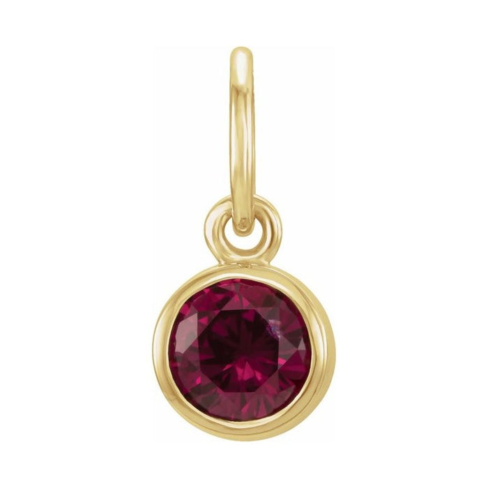 Posh Mommy® Imitation Birthstone Charm/Pendant