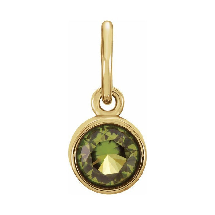 Posh Mommy® Imitation Birthstone Charm/Pendant