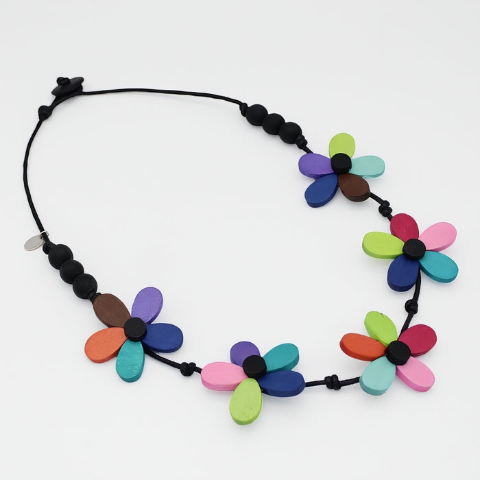 Prismatic Petals Necklace - Sylca Designs - Chunky Jewelry