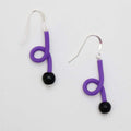 Purple Ava Earrings - Sylca Designs - Chunky Jewelry