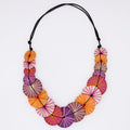 Purple Azalea Necklace - Sylca Designs - Chunky Jewelry