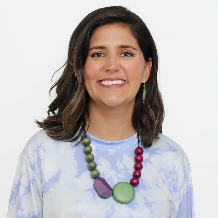 Purple Earthbound Necklace - Sylca Designs - Chunky Jewelry