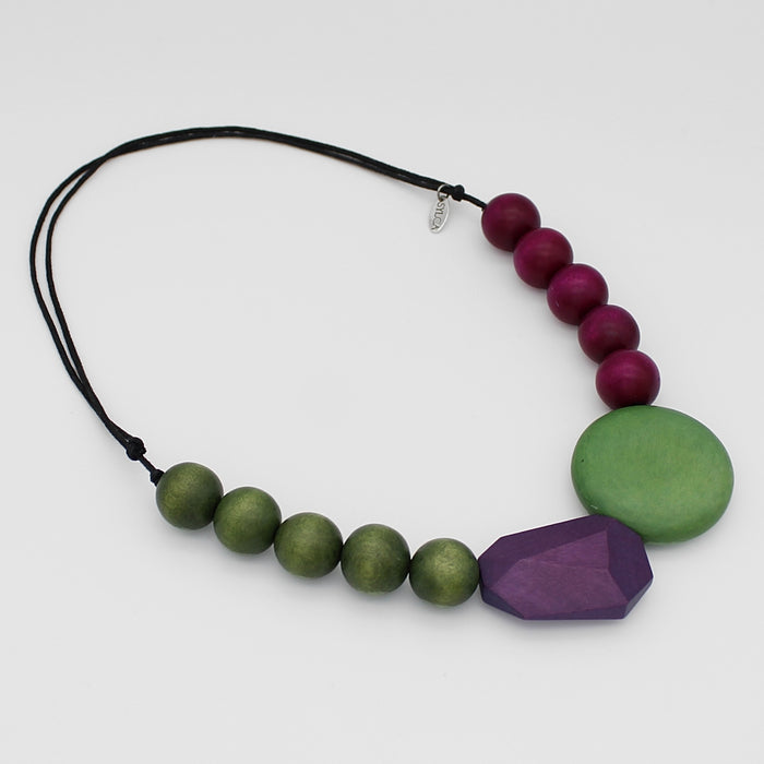 Purple Earthbound Necklace - Sylca Designs - Chunky Jewelry