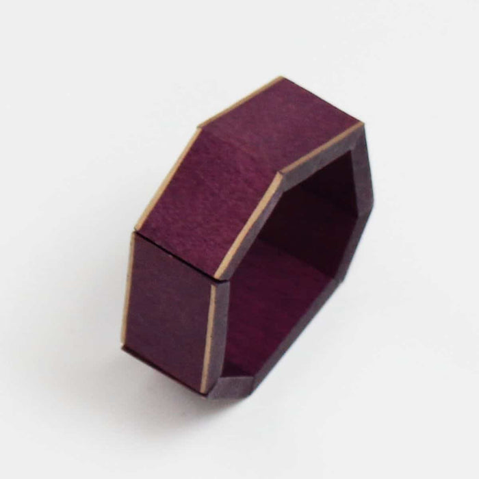 Purple Geometric Amelia Bracelet - Sylca Designs - Chunky Jewelry