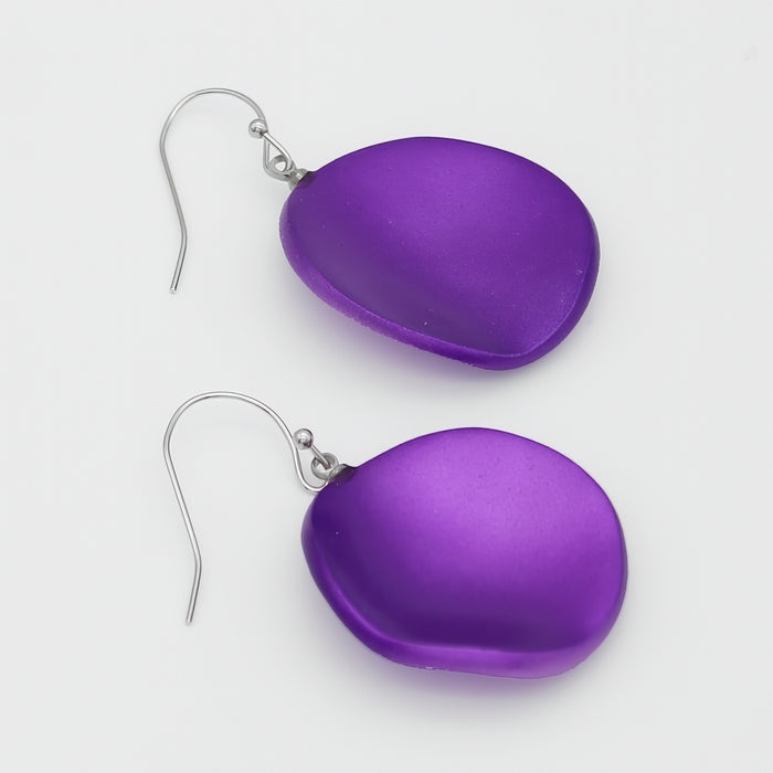 Purple Opaline Drift Earring - Sylca Designs - Chunky Jewelry