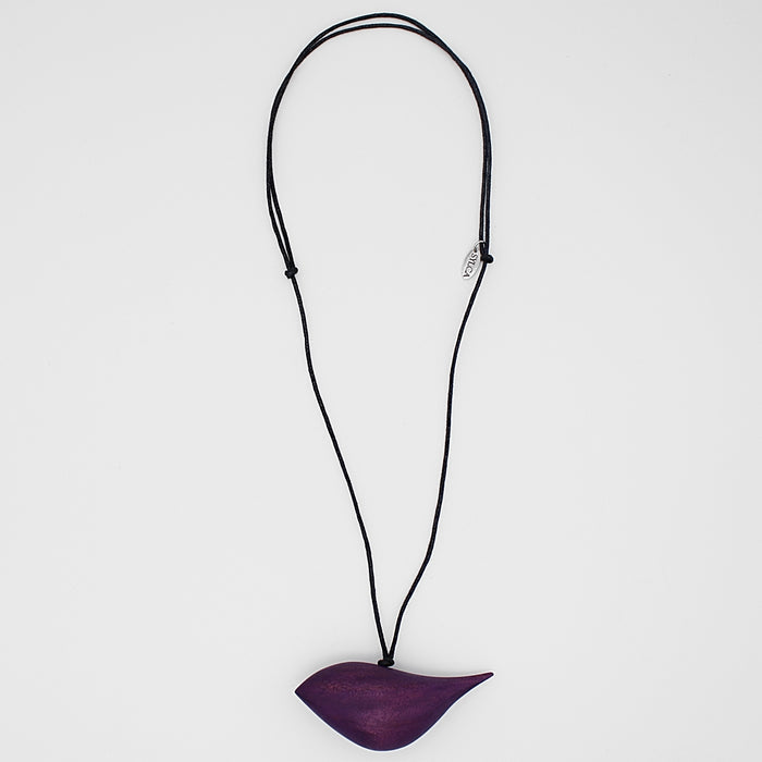 Purple Robin Pendant Necklace - Sylca Designs - Chunky Jewelry