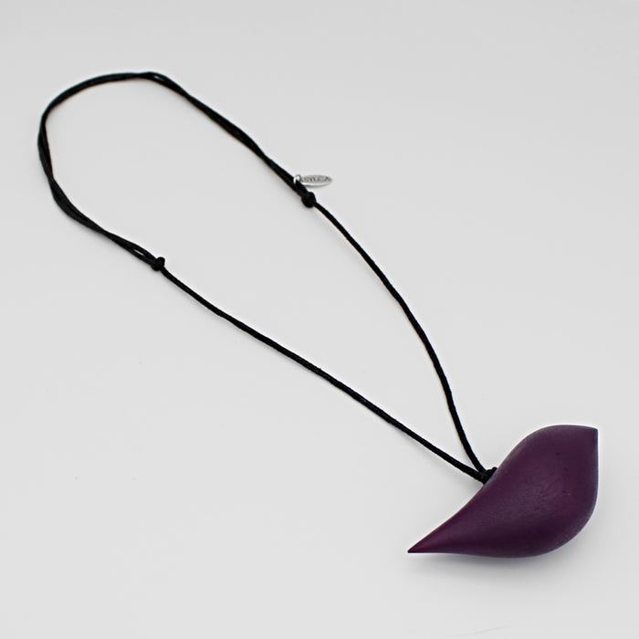 Purple Robin Pendant Necklace - Sylca Designs - Chunky Jewelry