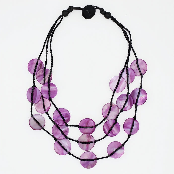 Purple Sky Dream Bib Necklace