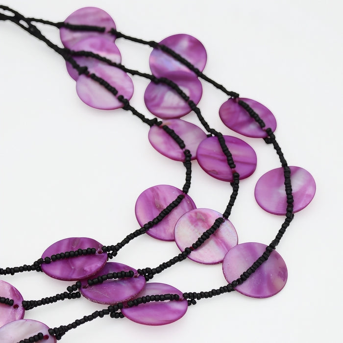 Purple Sky Dream Bib Necklace