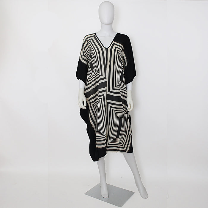 Quad Design Maxi Dress - Sylca Designs - Chunky Jewelry