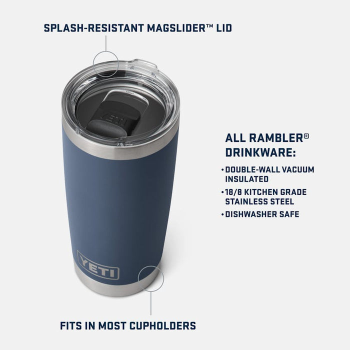 Rambler 20oz Tumbler MS - Olive/King Crab Orange
