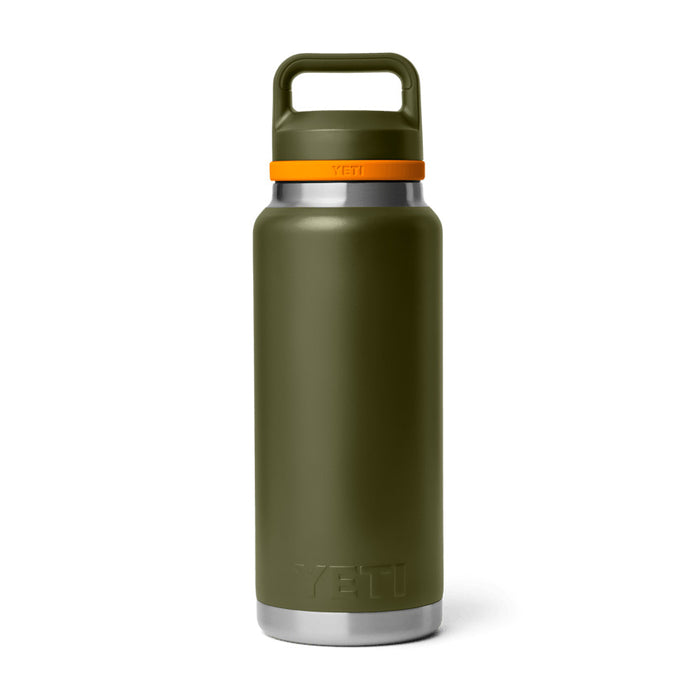 Rambler 36oz Bottle Chug - Olive King Crab Orange