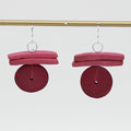 Raspberry Billie Dangle Earring - Sylca Designs - Chunky Jewelry